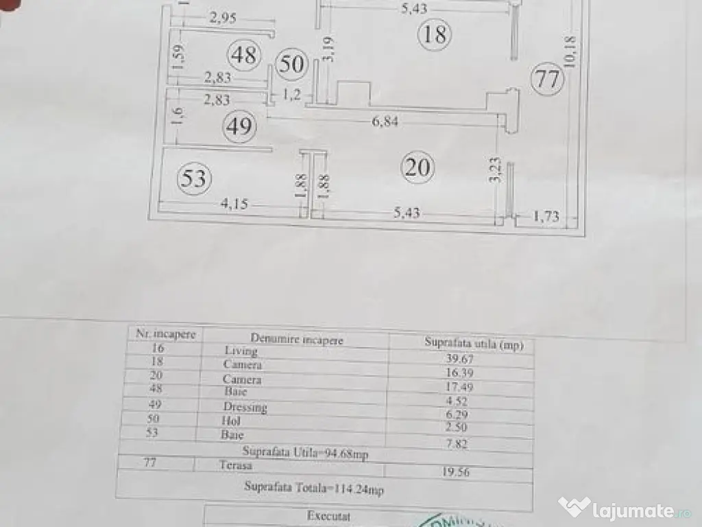 Mamaia,zona Cazino! Apartament vedere frontala la lac.