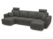 Vand canapea extensibila Tony U Shape Plus Grey 320 x 140 x 90 cm