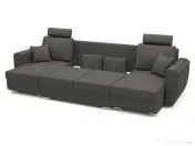 Vand canapea extensibila Tony U Shape Plus Grey 320 x 140 x 90 cm