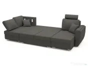 Vand canapea extensibila Tony U Shape Plus Grey 320 x 140 x 90 cm