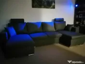 Vand canapea extensibila Tony U Shape Plus Grey 320 x 140 x 90 cm