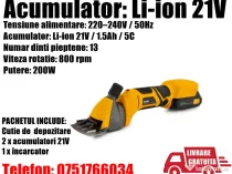 Masina Aparat Tuns Oi Capre Caini Trusa Profesionala Electrica 2 Acumulatori