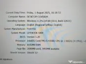 Fujitsu Lifebook S904 i5-4300U 2.5GHz, 8GB, SSD 256GB 