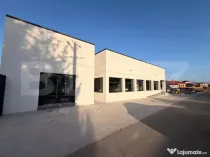 Spațiu 245 mp cu 10 parcări, curte logistică și rampă m