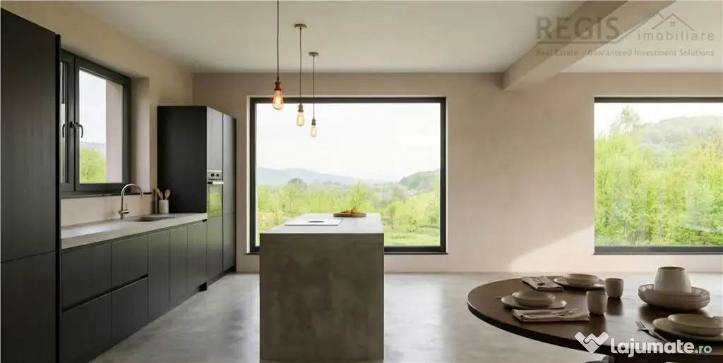 Vila premium cu lac privat si panorama catre Masivul Postava