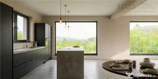 Vila premium cu lac privat si panorama catre Masivul Postava
