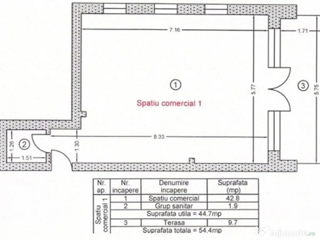 Sp.com.-45mp+terasa descop-10mp+2parcari/20min metrou Ber...