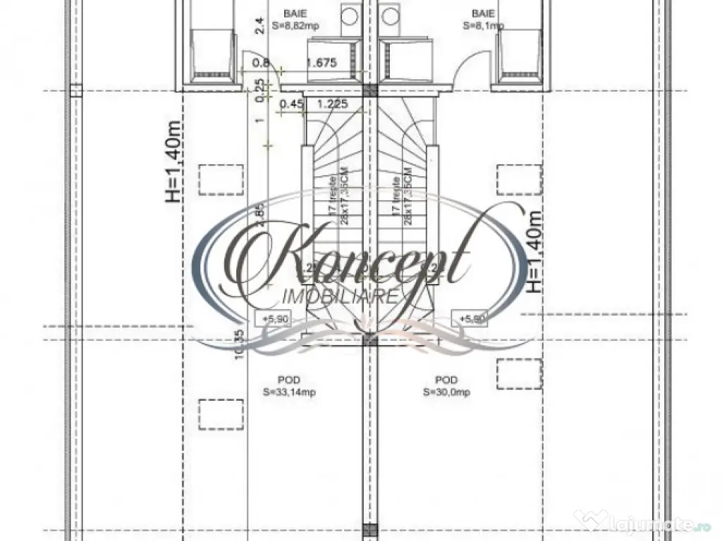 Duplex nou, cu garaj in Dambul Rortund