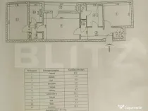 Apartament 3 camere etaj intermediar 68 mp Tătărași