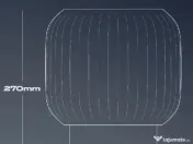 Lampă decorativă printată 3D 