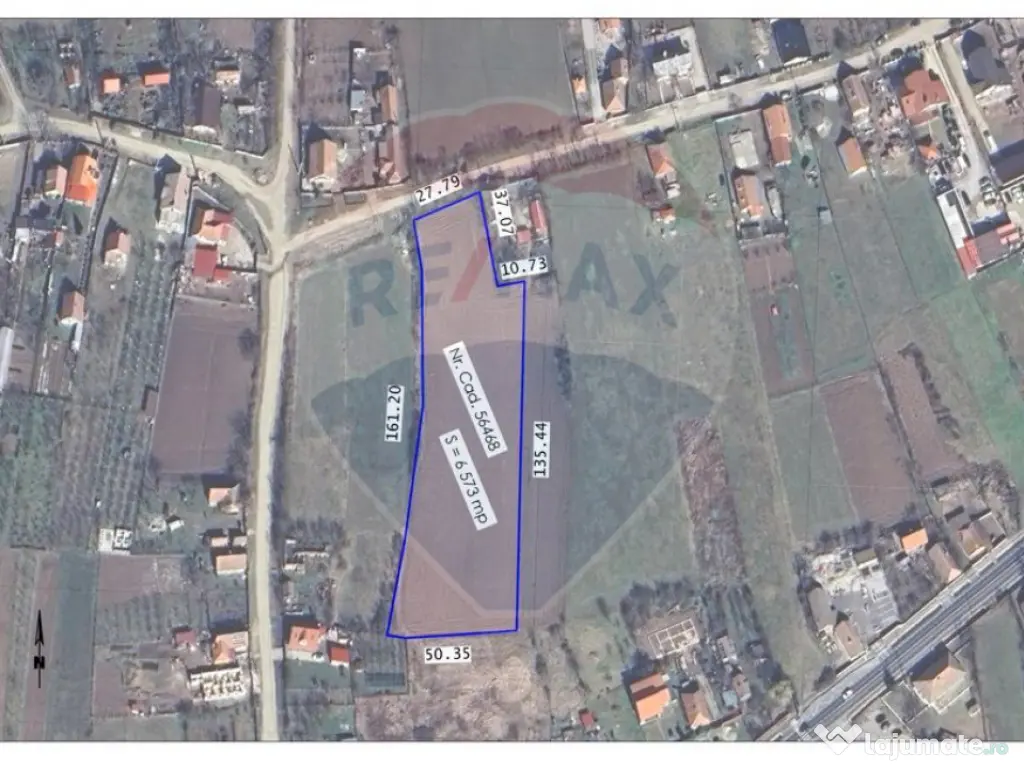 De vânzare teren intravilan, 6574 mp în Leș