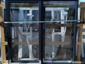 Ferestre termopan gri antarcit 3 canate 