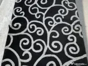 Covor negru dreptunghiular Mobexpert 