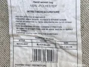 Covor negru dreptunghiular Mobexpert 