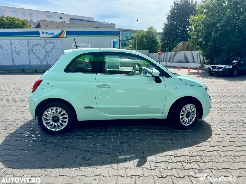 Fiat 500 2017 70k km automata verde lattementa