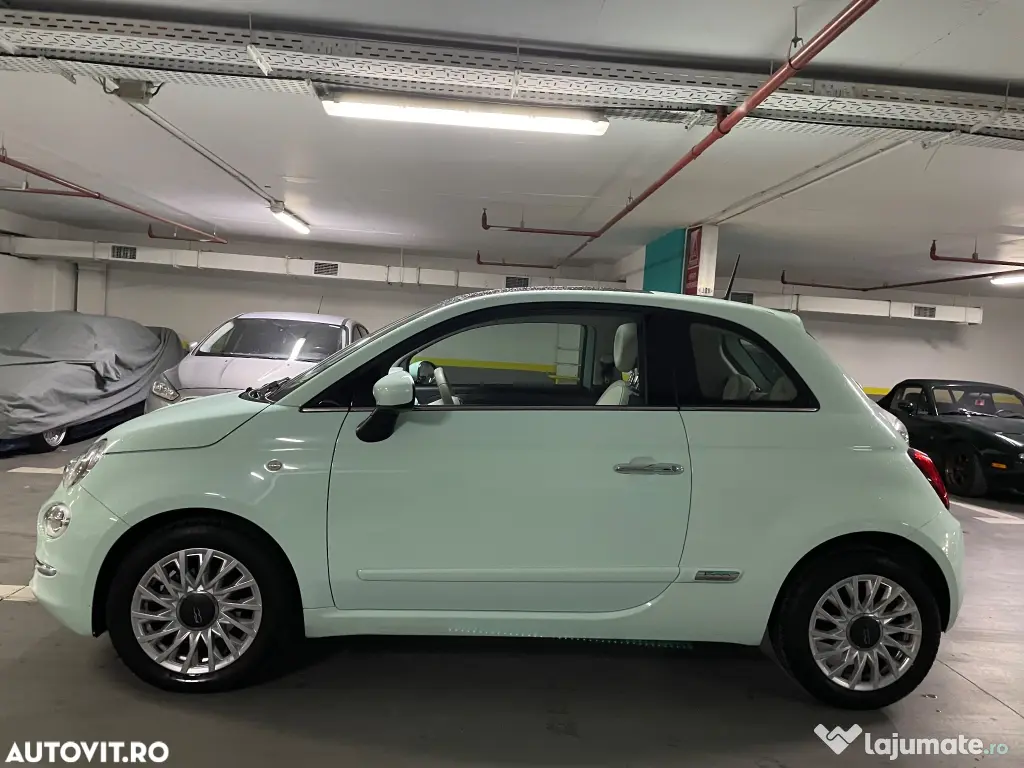 Fiat 500 2017 70k km automata verde lattementa
