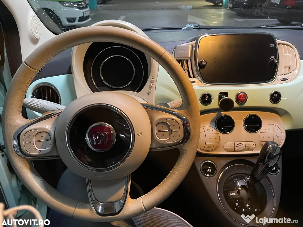 Fiat 500 2017 70k km automata verde lattementa