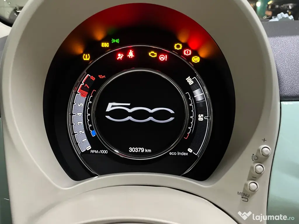 Fiat 500 2017 70k km automata verde lattementa