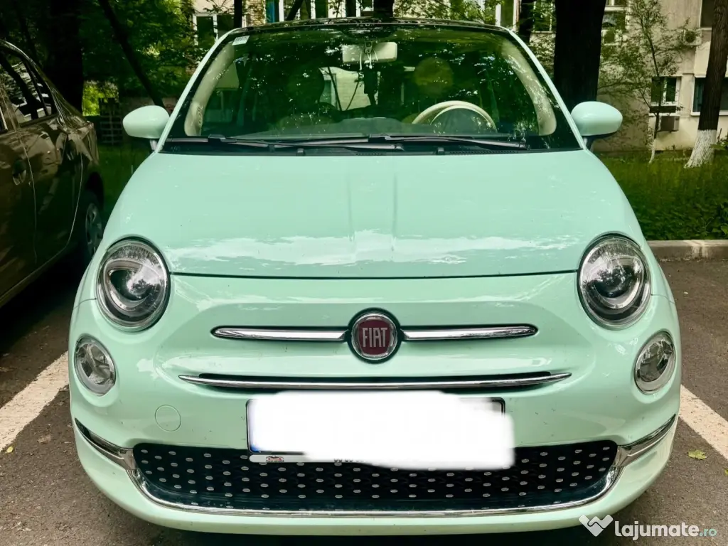 Fiat 500 2017 70k km automata verde lattementa