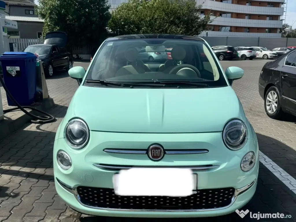 Fiat 500 2017 70k km automata verde lattementa