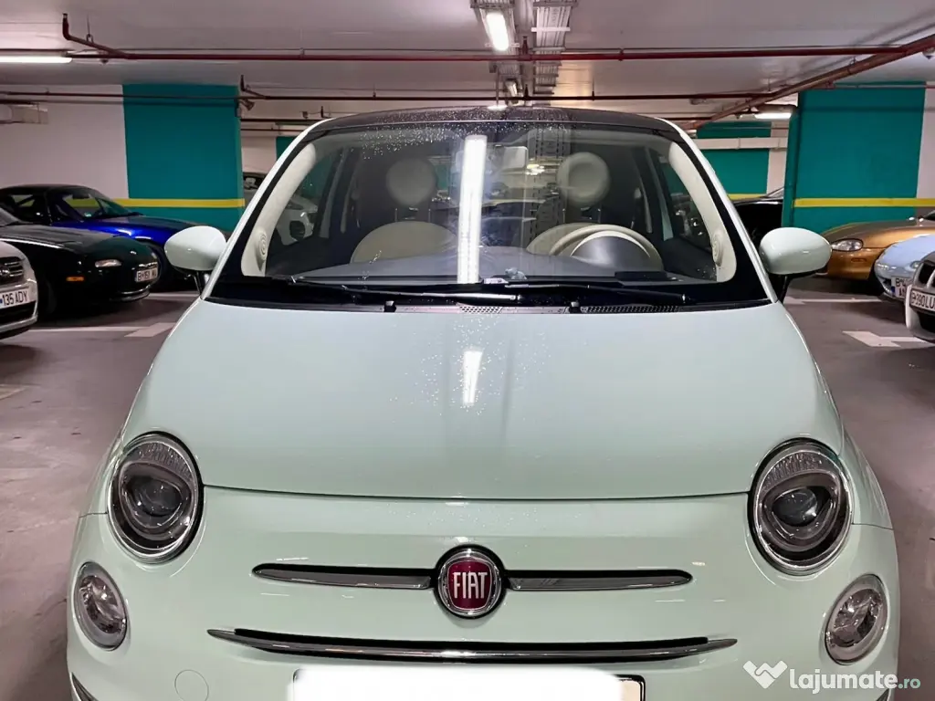 Fiat 500 2017 70k km automata verde lattementa