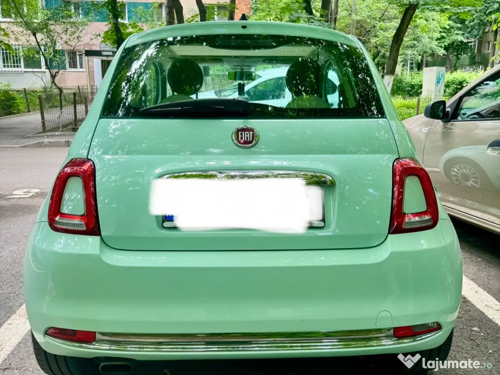 Fiat 500 2017 70k km automata verde lattementa