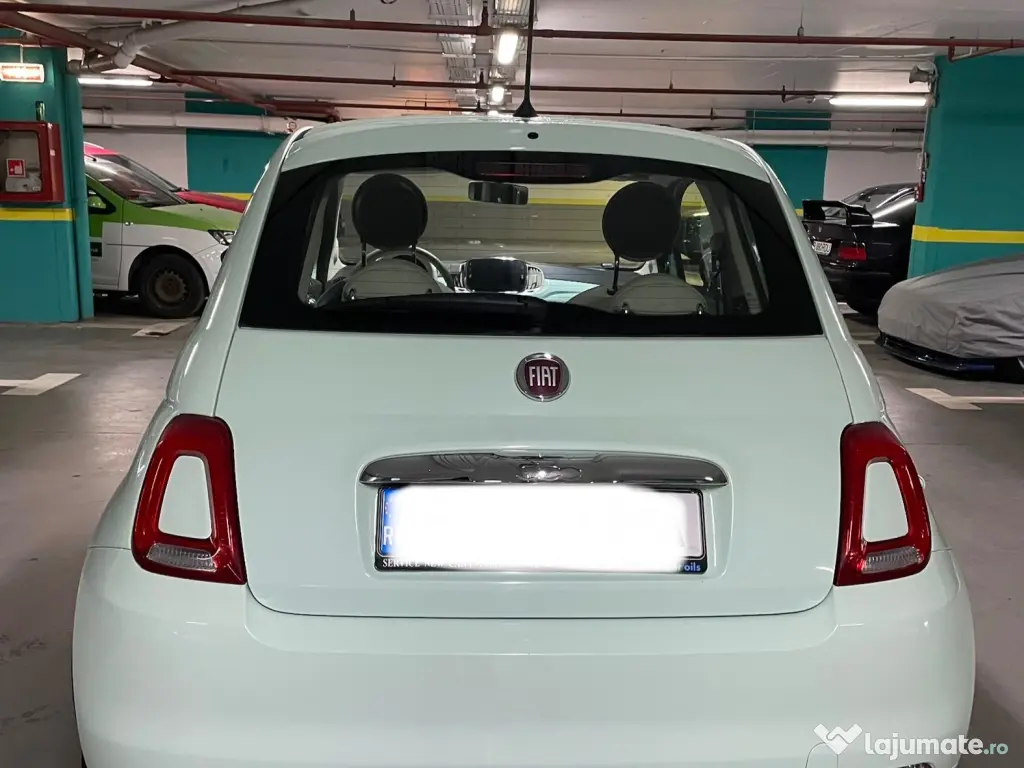 Fiat 500 2017 70k km automata verde lattementa