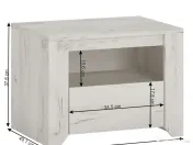 Noptiera alba craft  ANGEL -montata dar este noua 