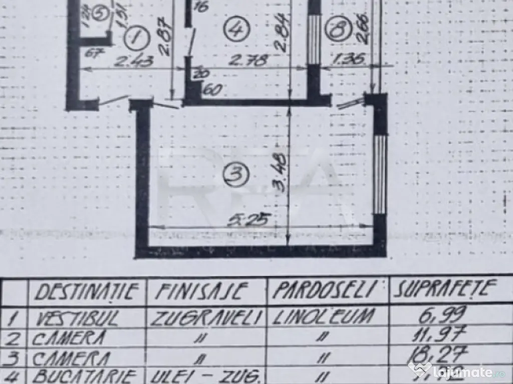 2 camere decomandat la etajul 1 in triunghiul Aviatiei