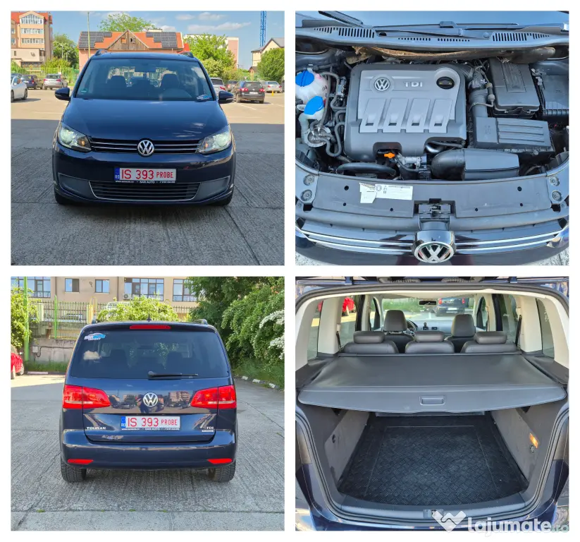 VW Touran 2011 1.6 TDI 105 CP euro 5 / RATE fara avans