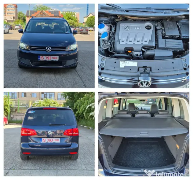 VW Touran 2011 1.6 TDI 105 CP euro 5 / RATE fara avans