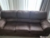 Canapea si fotolii cu recliner reglabil balansoar piele