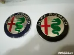 Set Embleme capotă/portbagaj Alfa Romeo diametrul de 74 mm