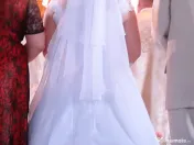 Rochie mireasa alba 2 piese 