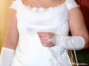 Rochie mireasa alba 2 piese 