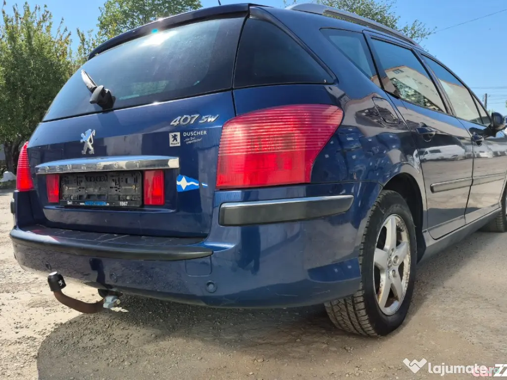Peugeot 407 Combi Albastru,2.0Hdi,Automatik,136cp,16v,primul proprietar România