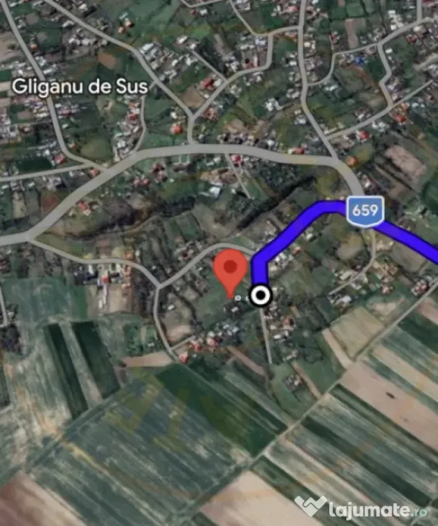 Teren intravilan 6500 mp- Gliganu de Sus - Rociu
