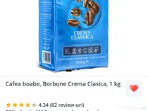 Cafea boabe Borbone Crema Clasica, 1 kg