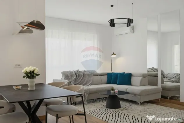 Apartament modern 3 camere, prima închiriere, loc parcar...