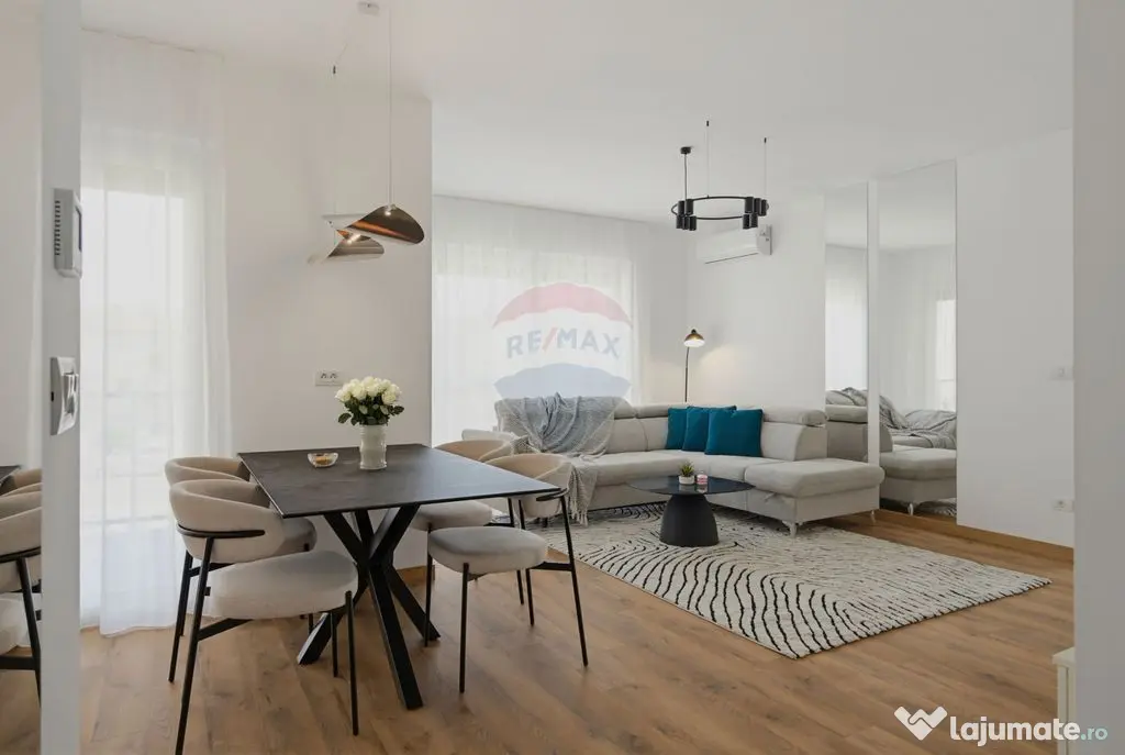 Apartament modern 3 camere, prima închiriere, loc parcar...