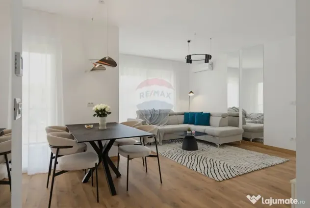 Apartament modern 3 camere, prima închiriere, loc parcar...