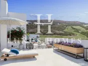 Apartament de lux cu terasă, piscină și grădină înconjurată de natură 