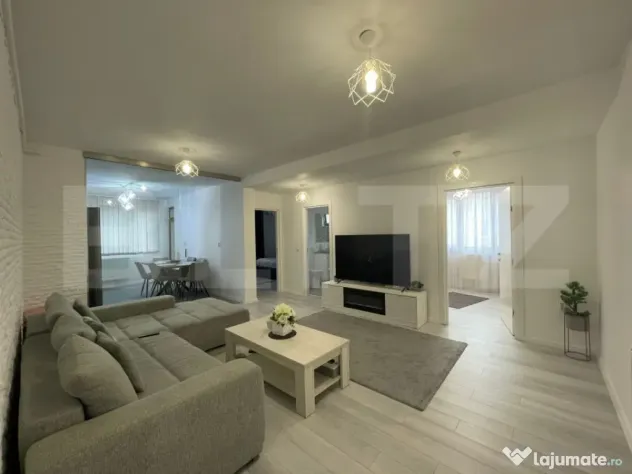 LUX Apartament 3 camere, 2 orientari, 66 mp, balcon, parcare