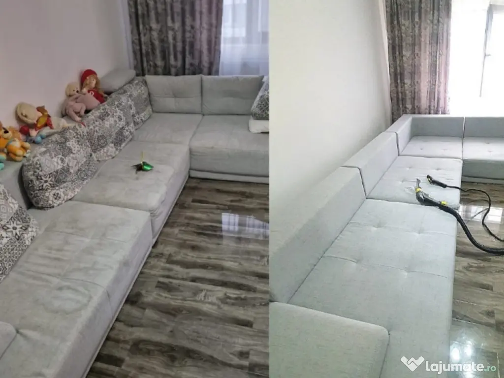 Curatare Profesionala Tapiterie, canapele, colțare, saltele.