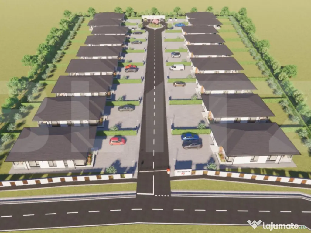 Teren intravilan cu proiect de casa aprobat, in Mihai Viteaz