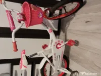 Bicicleta Copii cu Roti Ajutatoare Magellan Marime 16 Alb 