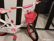 Bicicleta Copii cu Roti Ajutatoare Magellan Marime 16 Alb 