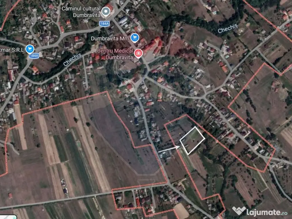 TEREN cu PRIVELISTE - Dumbravita
