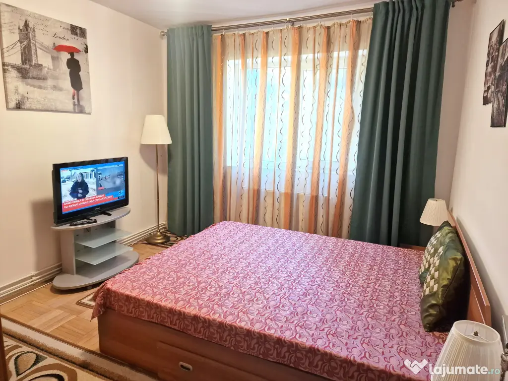 Inchiriez apartament cu 2 camere in Campina, renovat, central