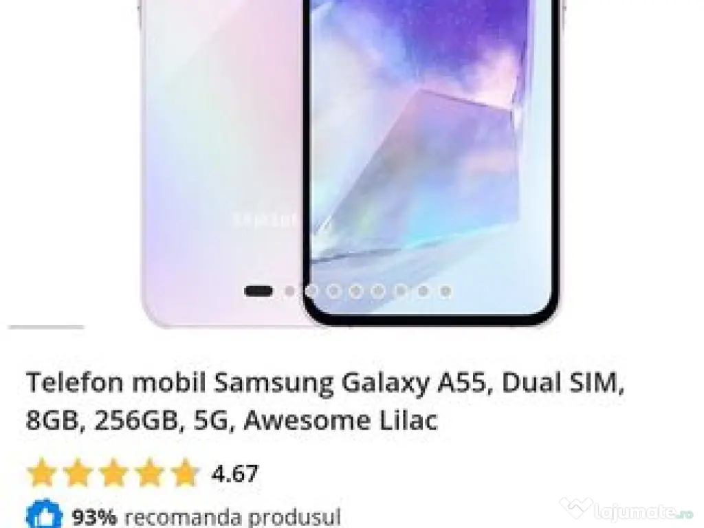 Telefon Samsung Galaxy A55 5G 256gb Lilac